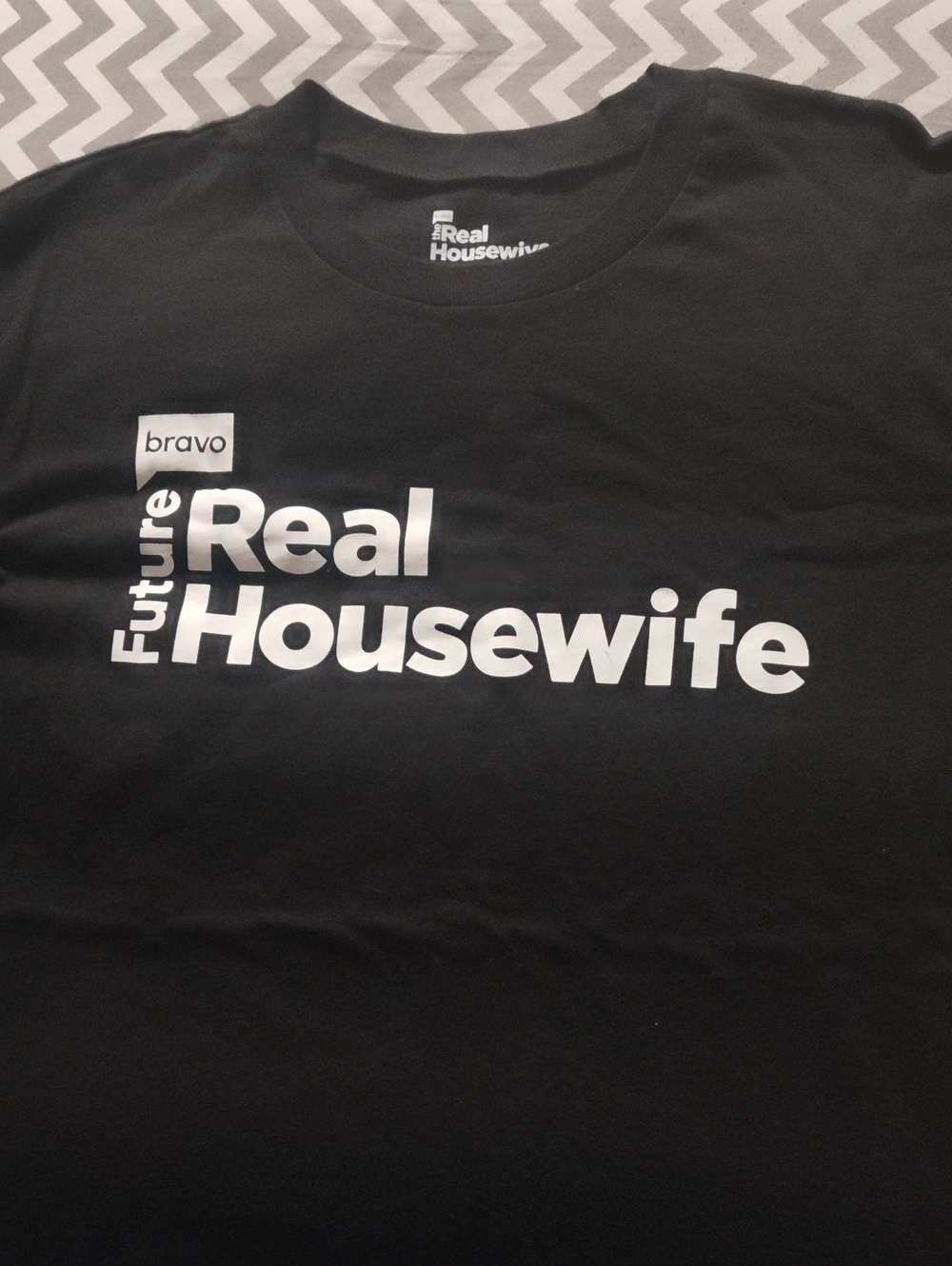 'Future Real Housewife' Black Graphic Tee